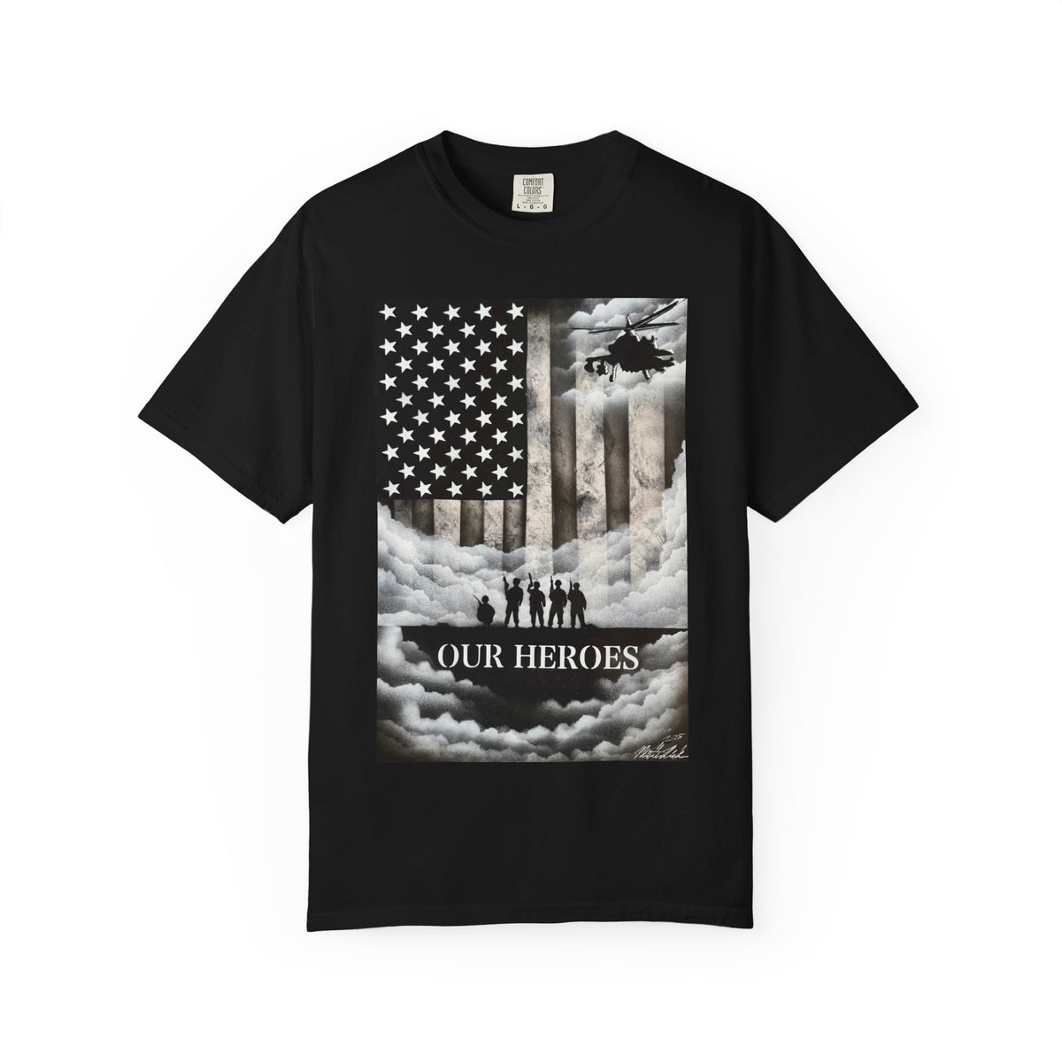 Our Heroes - Spray Paint Art T-Shirt
