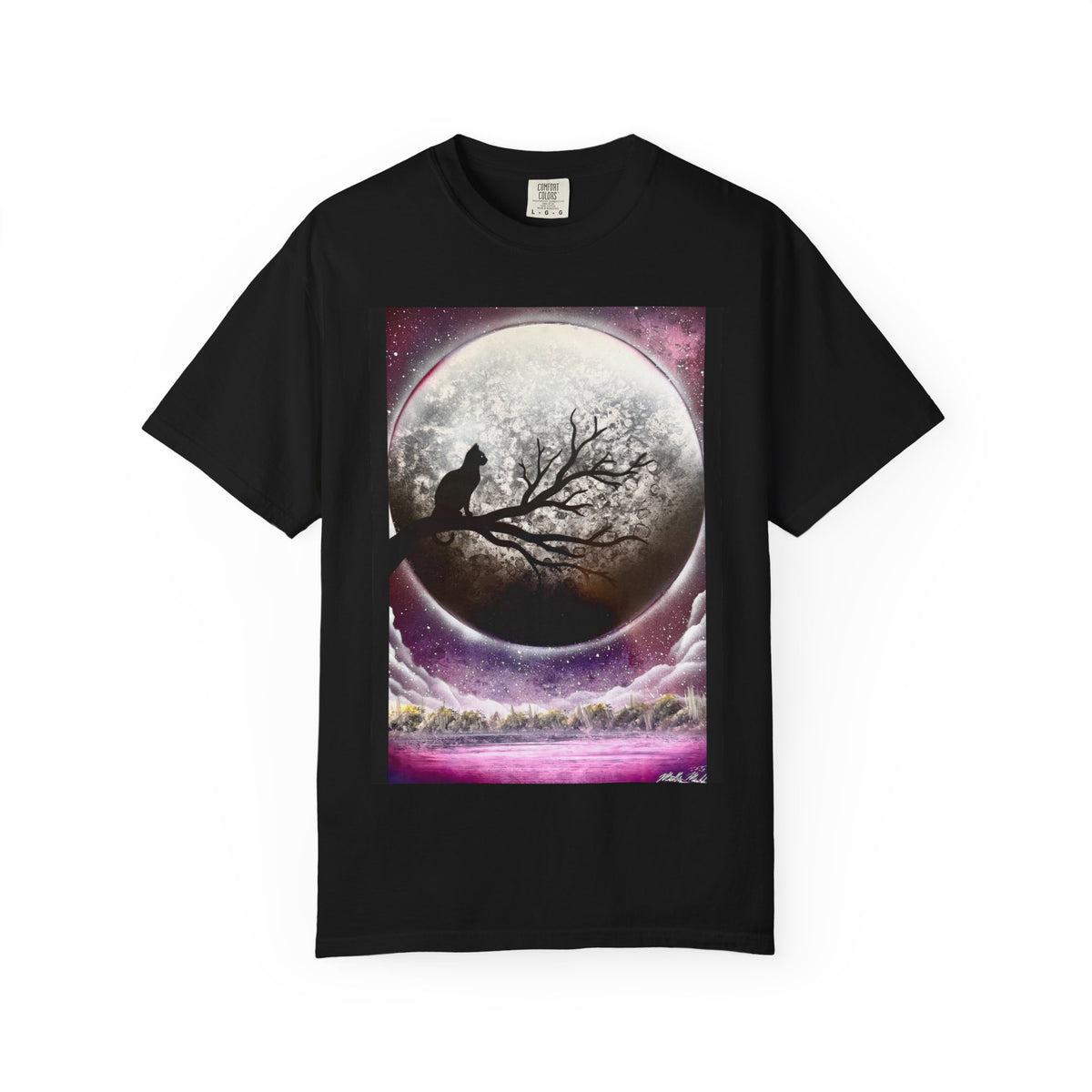 Mystery Cat - Spray Paint Art T-Shirt