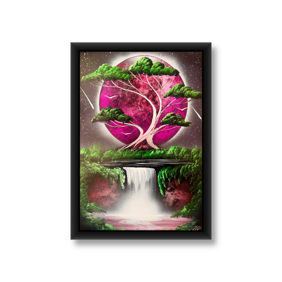 Pink Moon Tree Falls