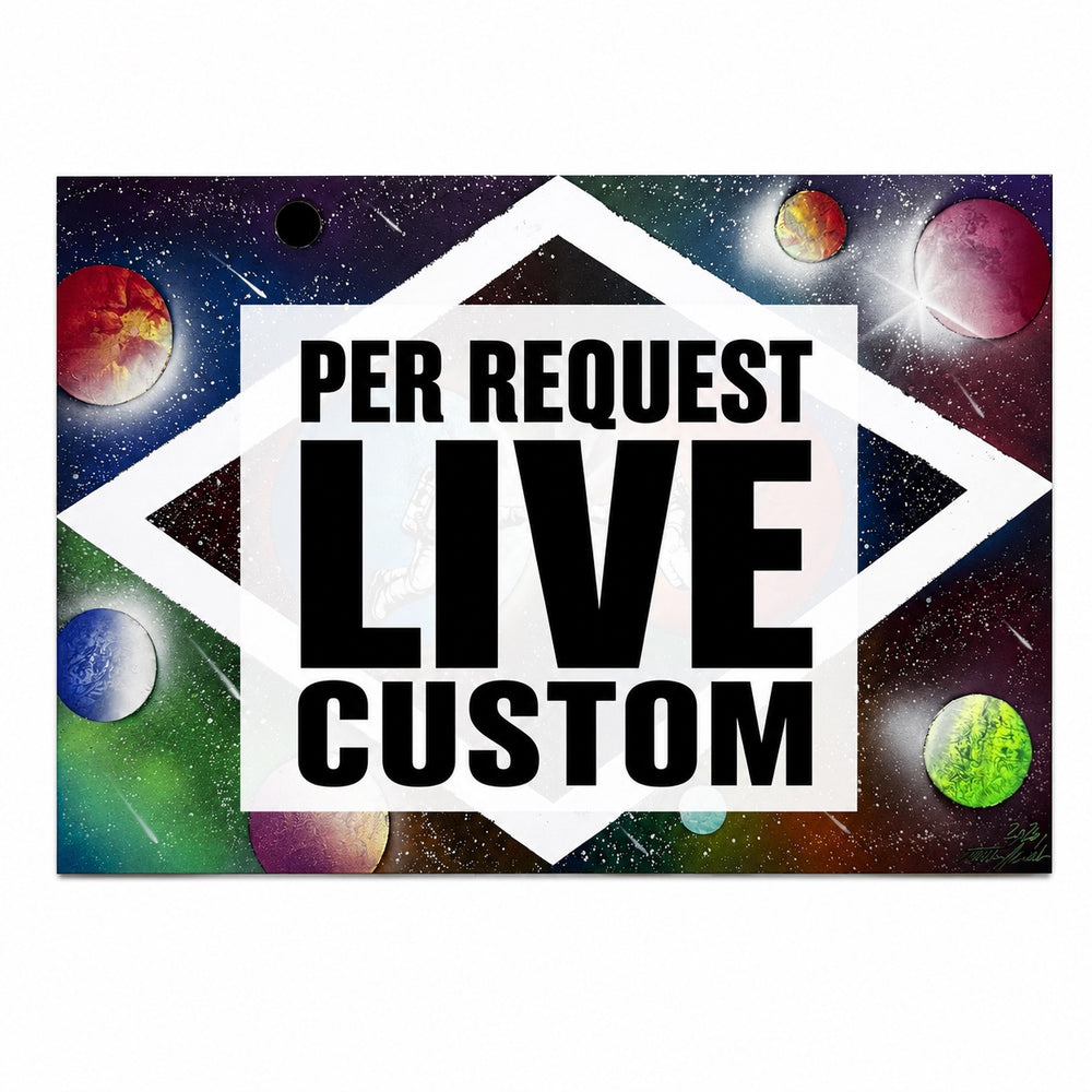 Per Request Live Custom spray paint artwork